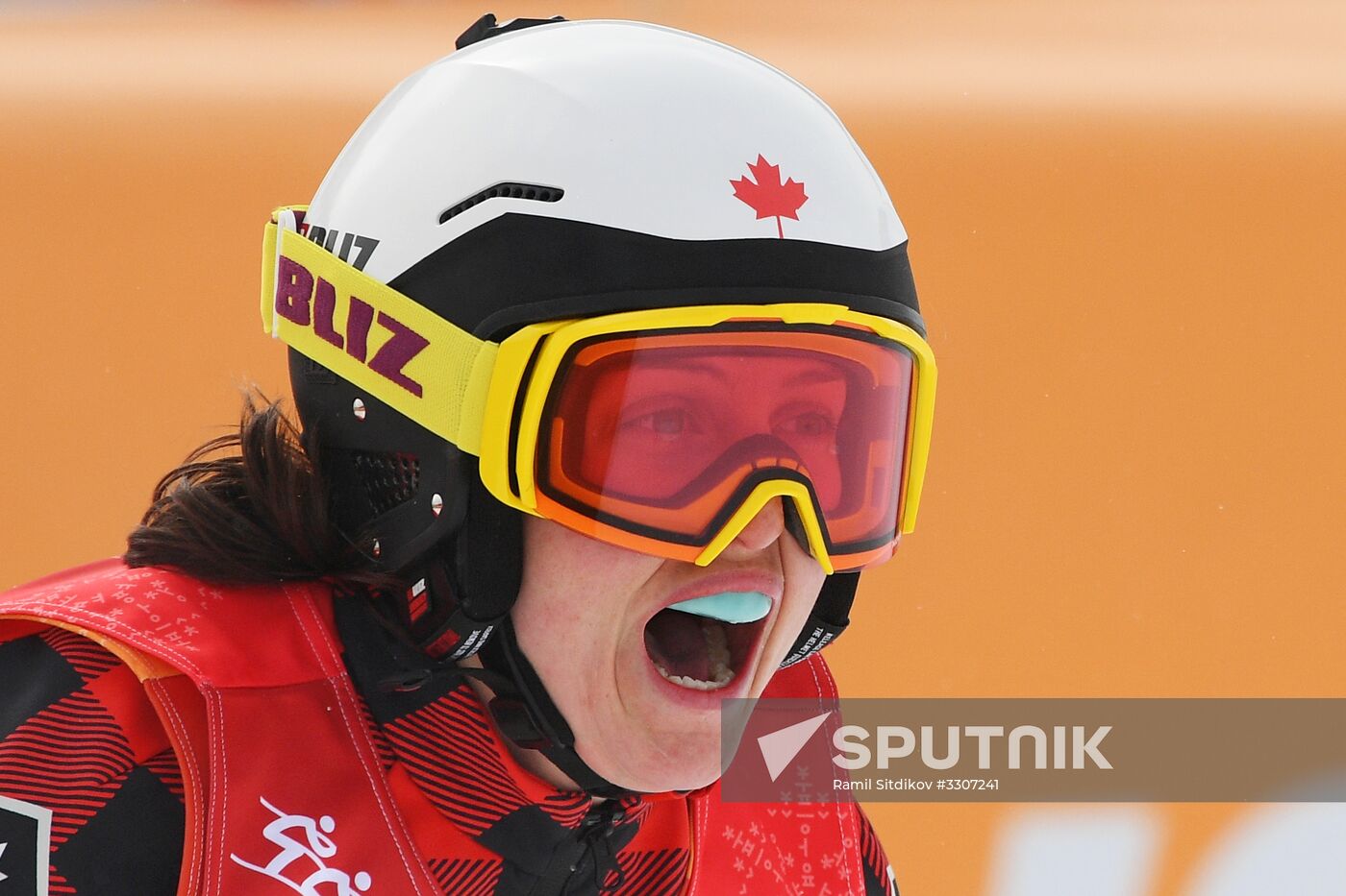 2018 Winter Olympics. Freestyle skiing. Women. Ski cross