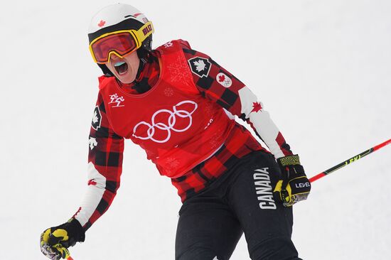 2018 Winter Olympics. Freestyle skiing. Women. Ski cross