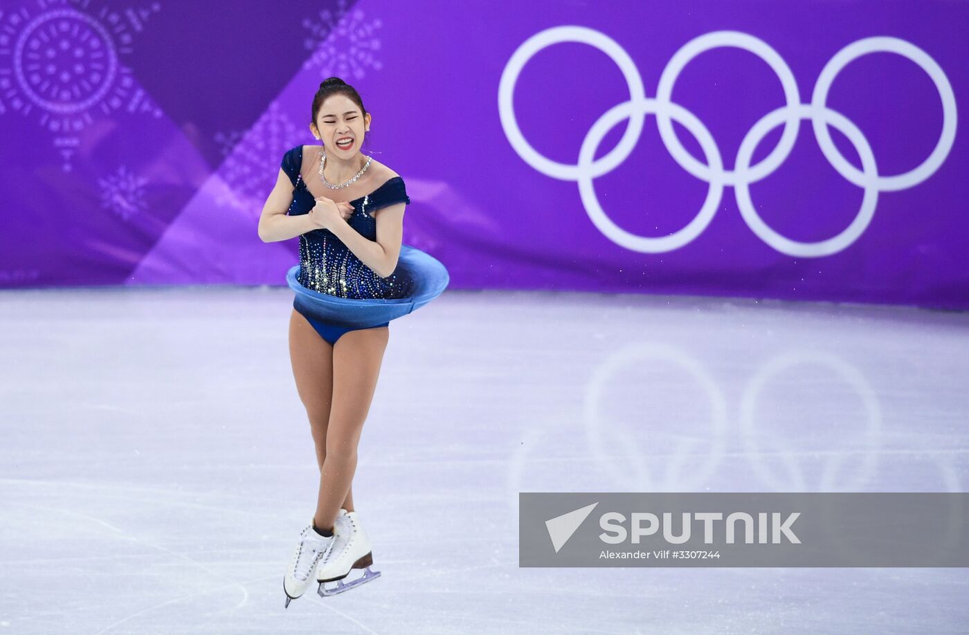 2018 Winter Olympics. Figure skating. Women. Free skating