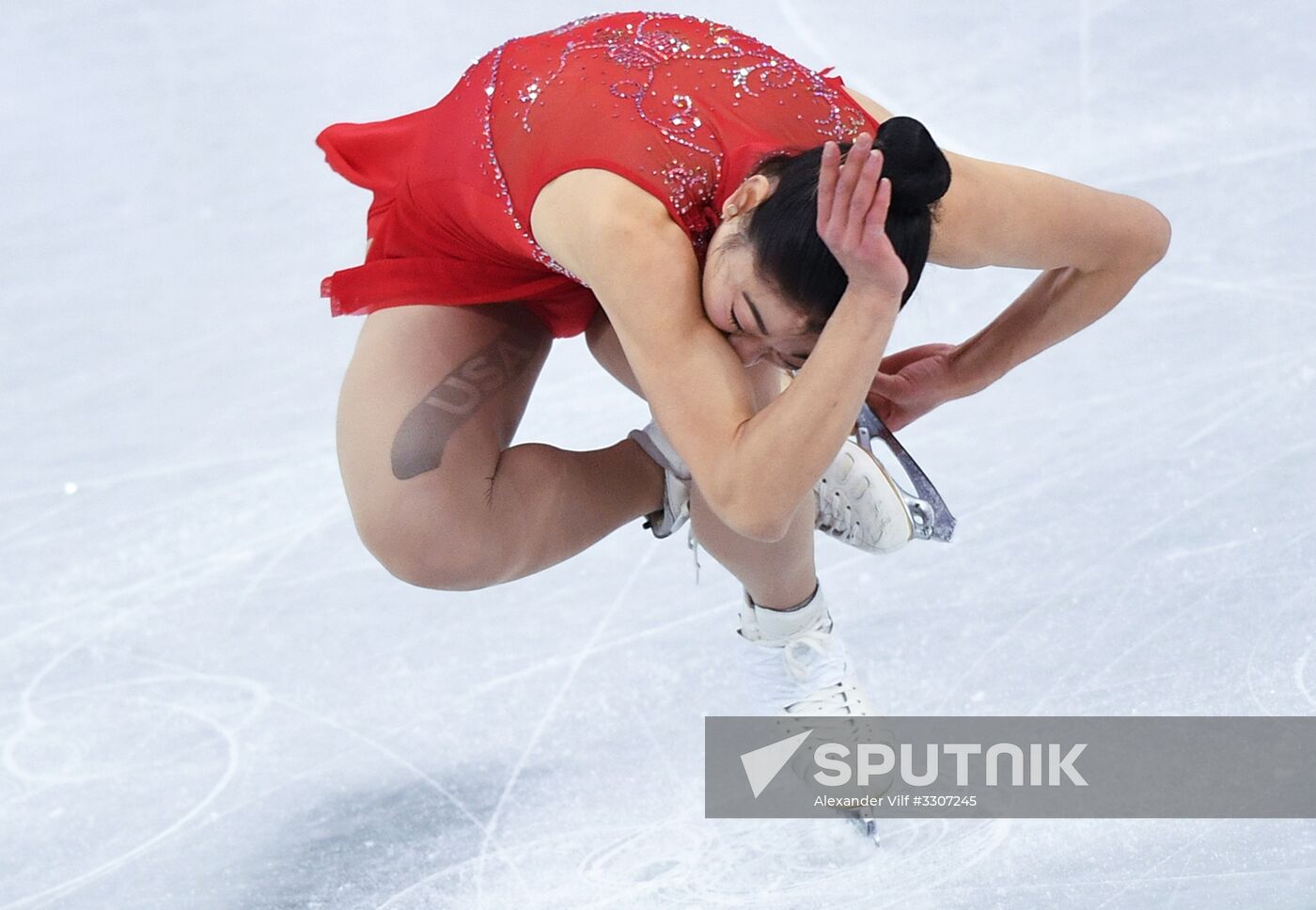2018 Winter Olympics. Figure skating. Women. Free skating