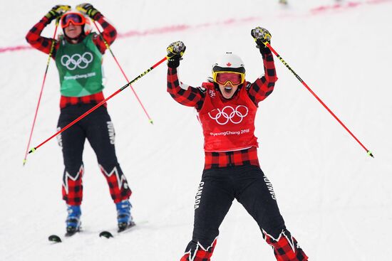 2018 Winter Olympics. Freestyle skiing. Women. Ski cross