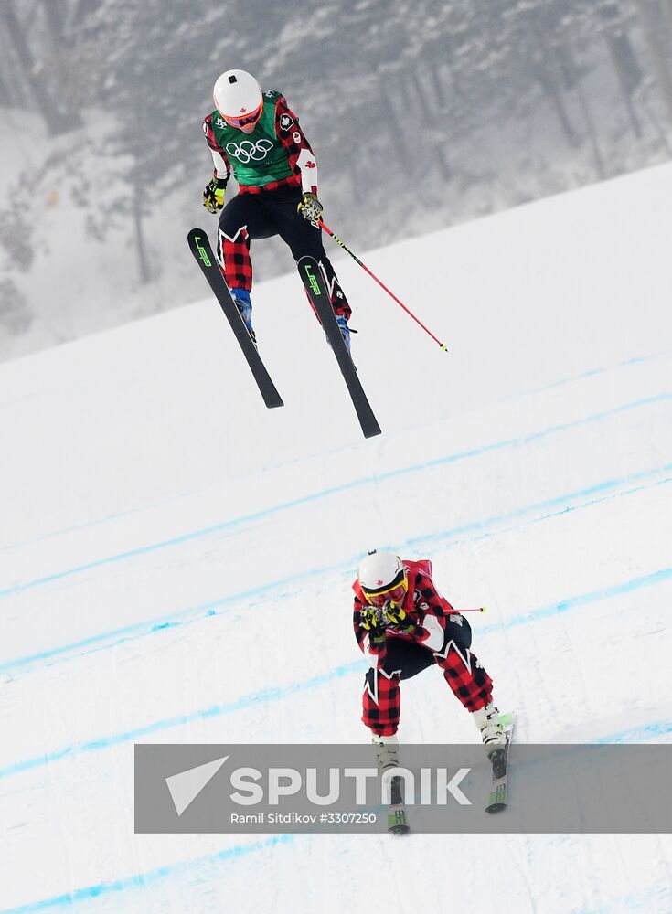 2018 Winter Olympics. Freestyle skiing. Women. Ski cross