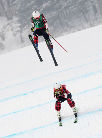 2018 Winter Olympics. Freestyle skiing. Women. Ski cross