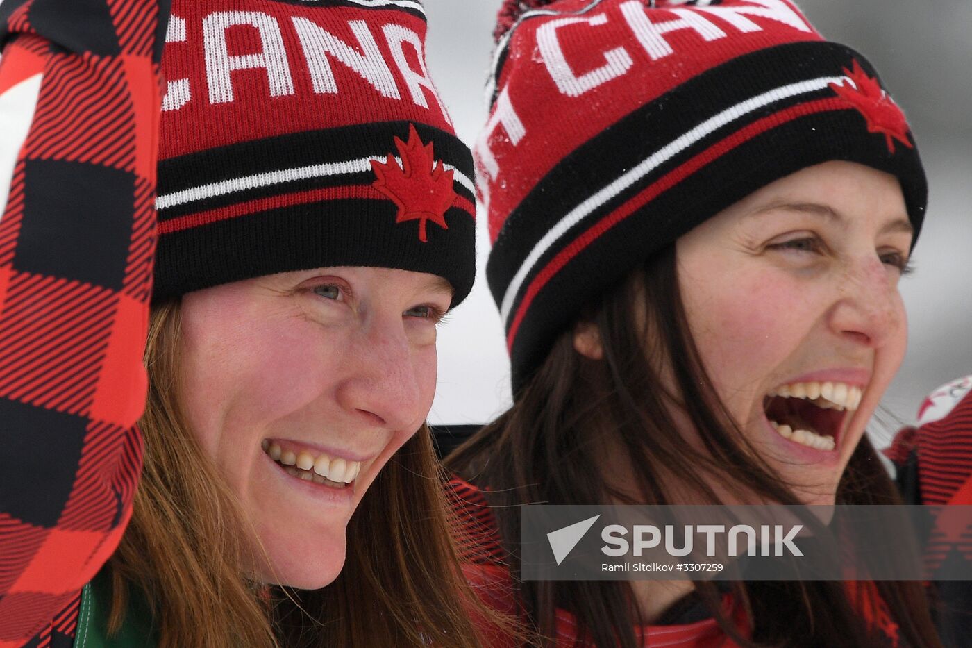 2018 Winter Olympics. Freestyle skiing. Women. Ski cross