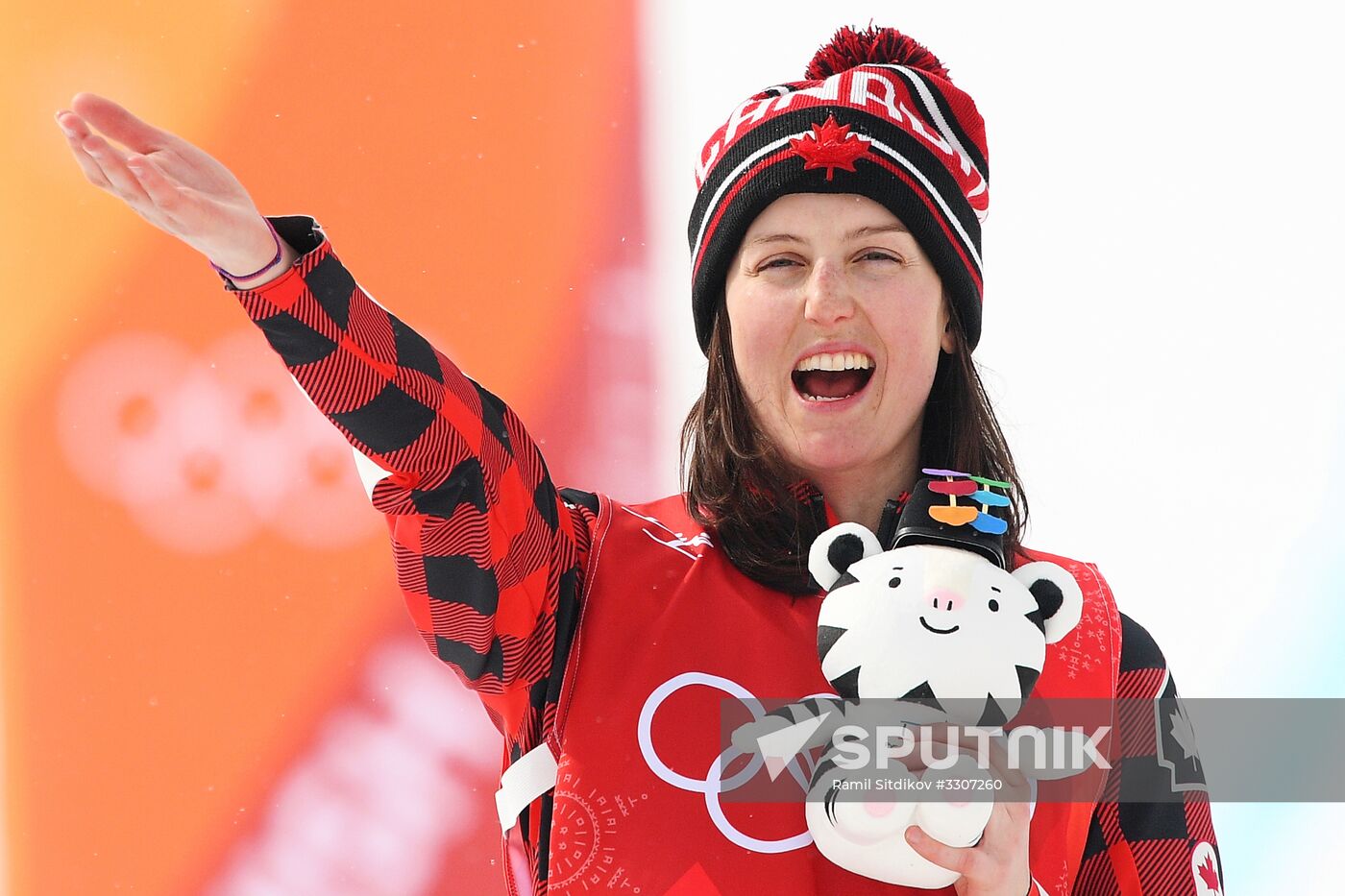 2018 Winter Olympics. Freestyle skiing. Women. Ski cross