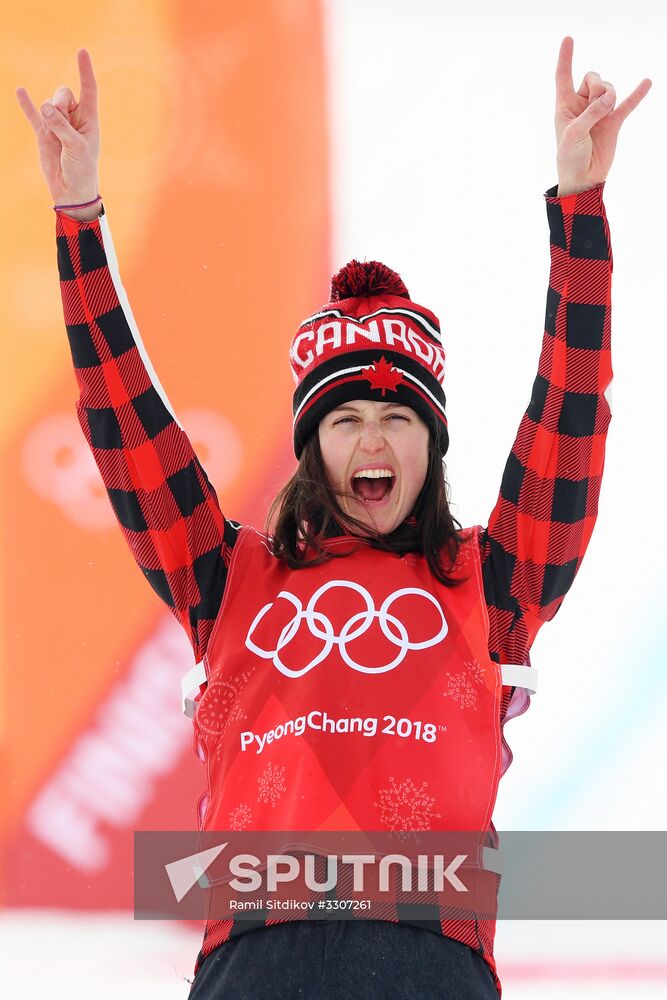 2018 Winter Olympics. Freestyle skiing. Women. Ski cross