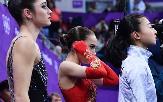 2018 Winter Olympics. Figure skating. Women. Free skating