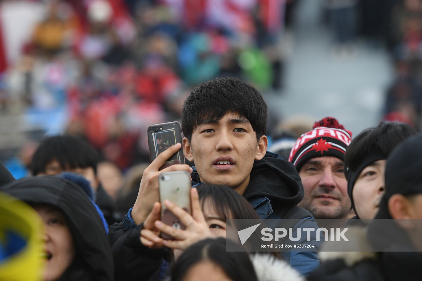 2018 Winter Olympics. Freestyle skiing. Women. Ski cross