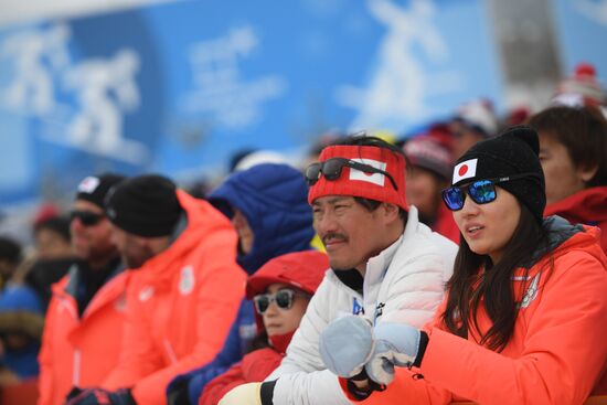 2018 Winter Olympics. Freestyle skiing. Women. Ski cross