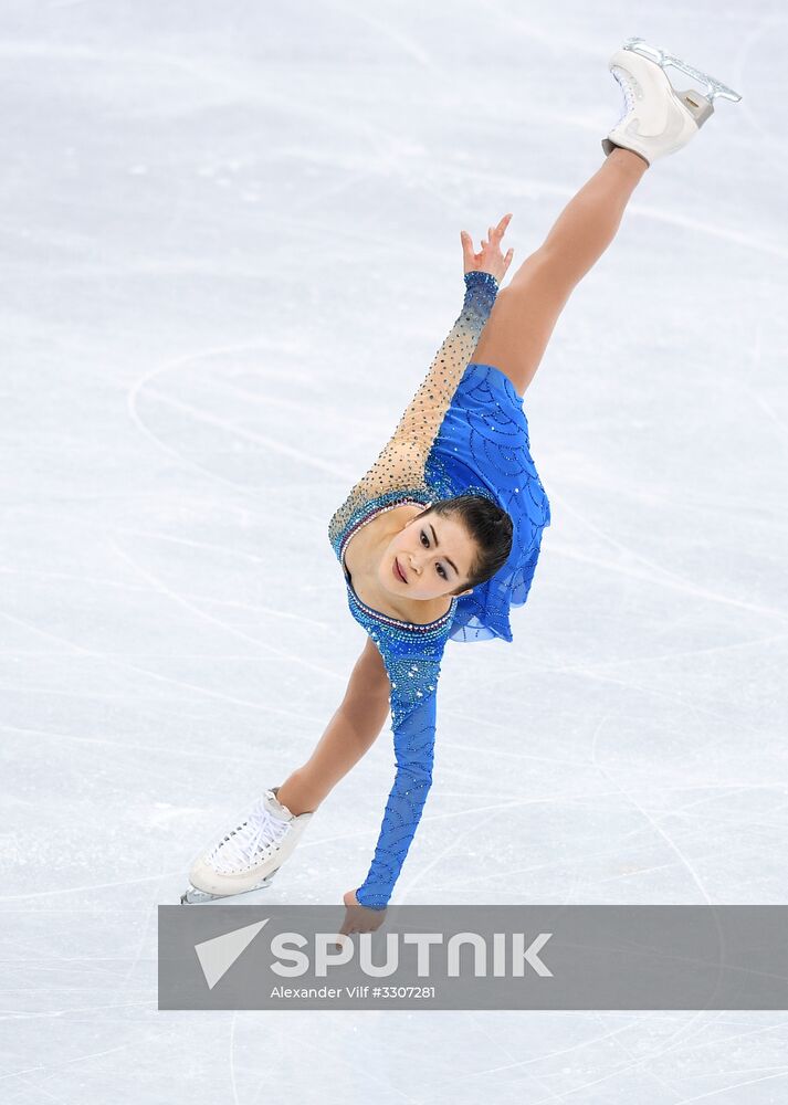 2018 Winter Olympics. Figure skating. Women. Free skating