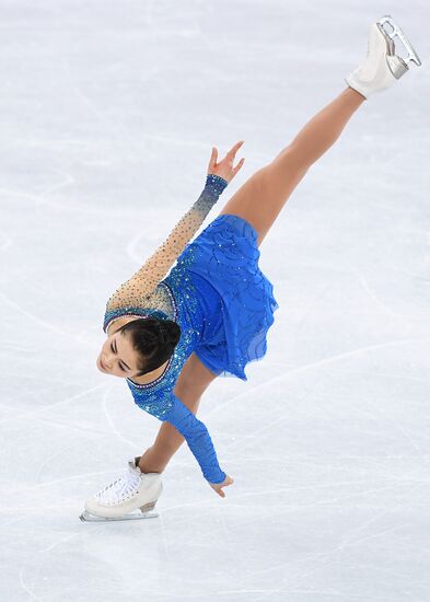 2018 Winter Olympics. Figure skating. Women. Free skating