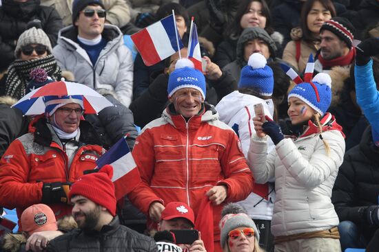 2018 Winter Olympics. Freestyle skiing. Women. Ski cross