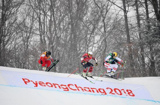 2018 Winter Olympics. Freestyle skiing. Women. Ski cross
