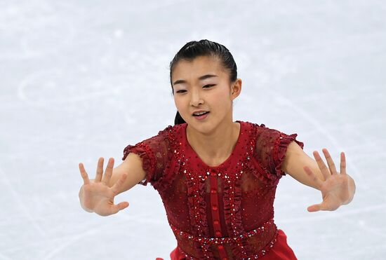 2018 Winter Olympics. Figure skating. Women. Free skating