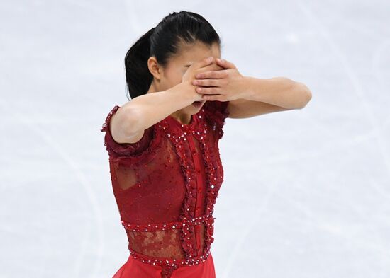 2018 Winter Olympics. Figure skating. Women. Free skating