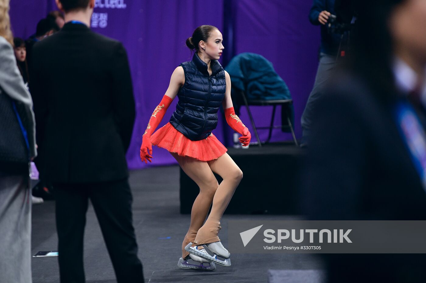 2018 Winter Olympics. Figure skating. Women. Free skating