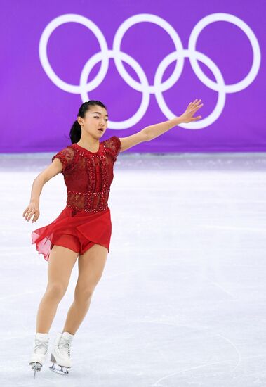 2018 Winter Olympics. Figure skating. Women. Free skating