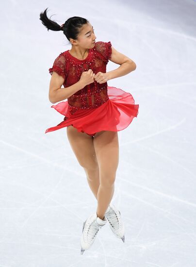 2018 Winter Olympics. Figure skating. Women. Free skating
