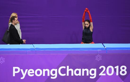 2018 Winter Olympics. Figure skating. Women. Free skating