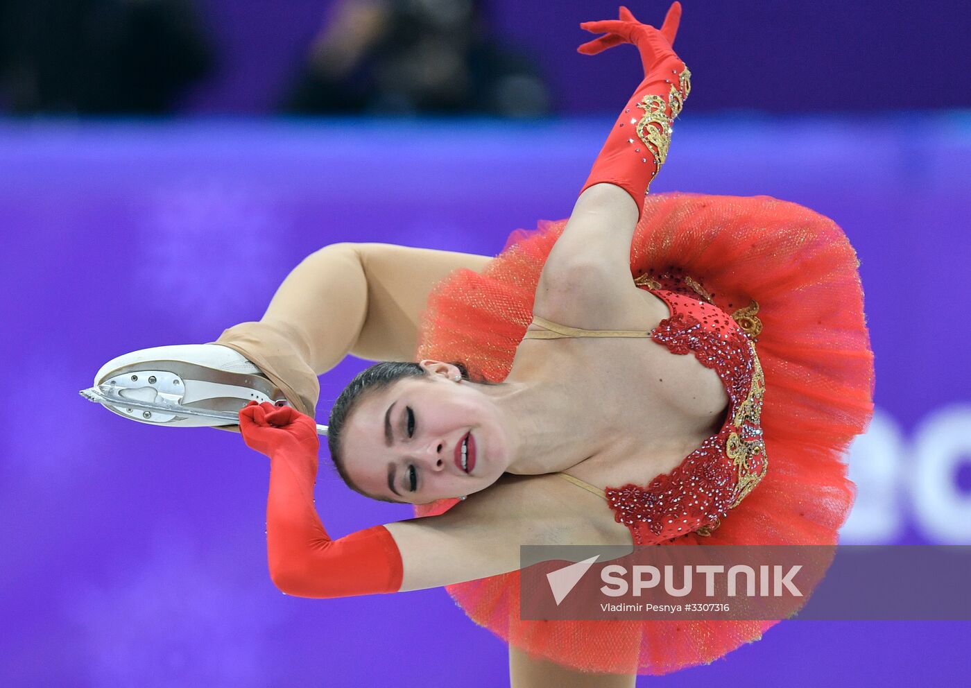 2018 Winter Olympics. Figure skating. Women. Free skating