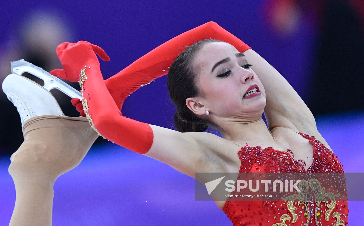 2018 Winter Olympics. Figure skating. Women. Free skating