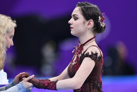 2018 Winter Olympics. Figure skating. Women. Free skating