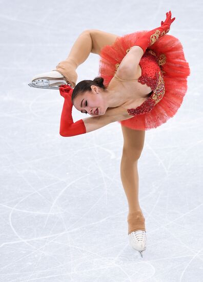 2018 Winter Olympics. Figure skating. Women. Free skating