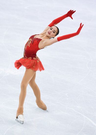 2018 Winter Olympics. Figure skating. Women. Free skating