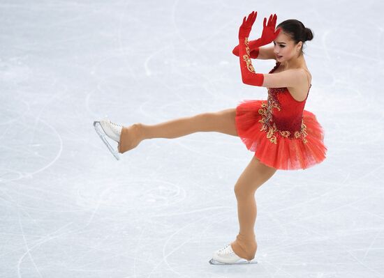 2018 Winter Olympics. Figure skating. Women. Free skating