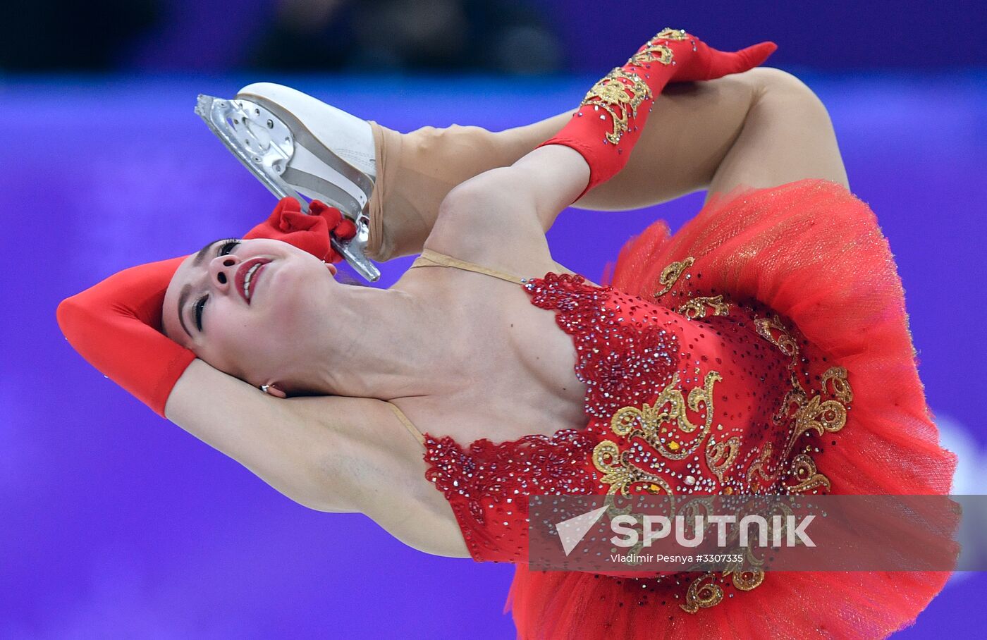 2018 Winter Olympics. Figure skating. Women. Free skating