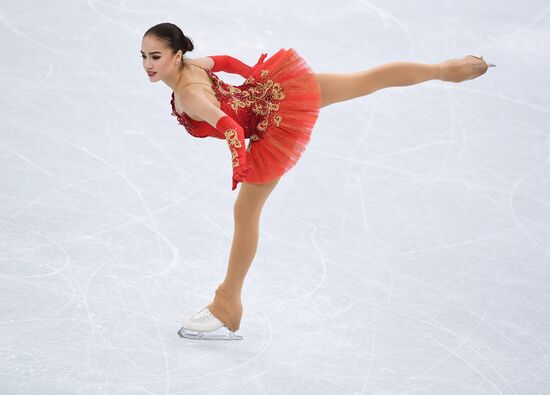 2018 Winter Olympics. Figure skating. Women. Free skating