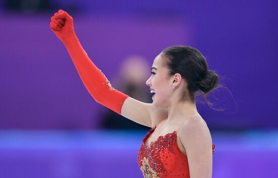2018 Winter Olympics. Figure skating. Women. Free skating