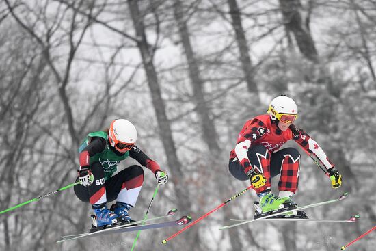 2018 Winter Olympics. Freestyle skiing. Women. Ski cross