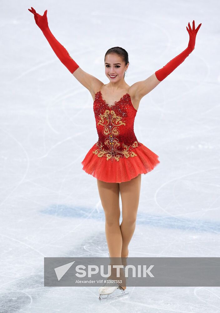 2018 Winter Olympics. Figure skating. Women. Free skating