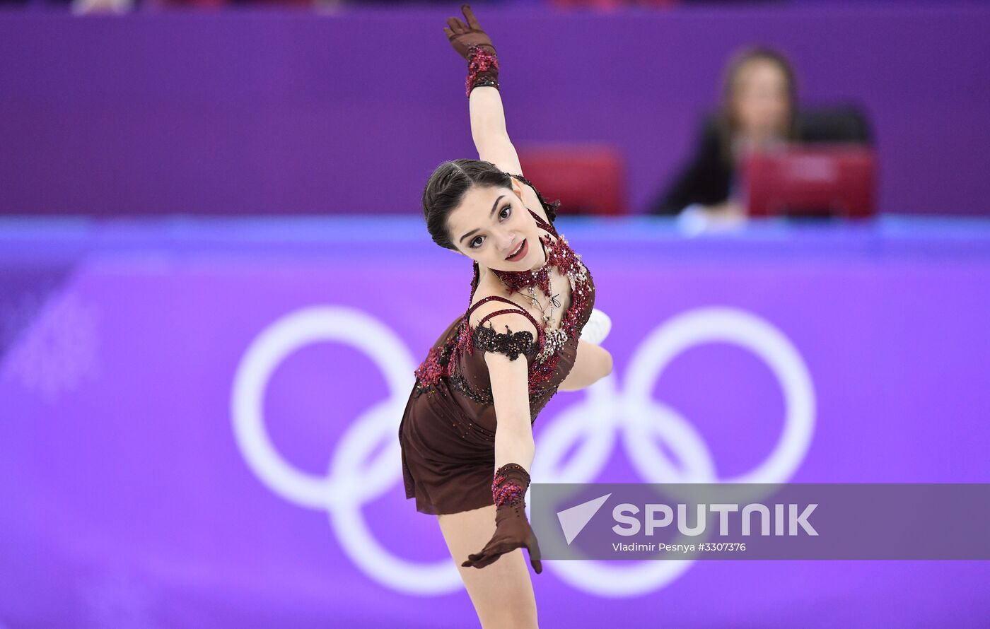 2018 Winter Olympics. Figure skating. Women. Free skating