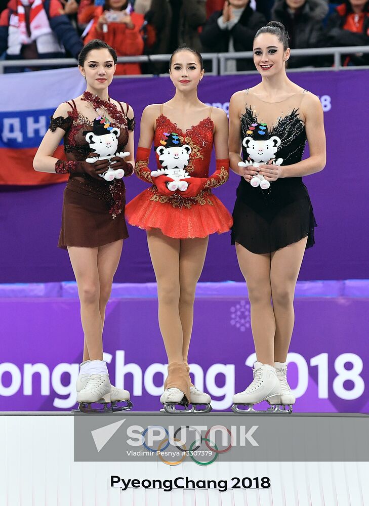 2018 Winter Olympics. Figure skating. Women. Free skating