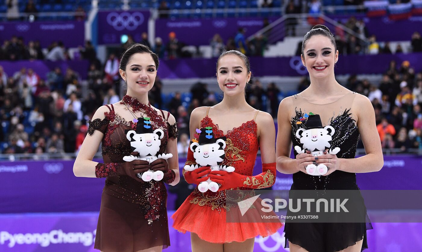 2018 Winter Olympics. Figure skating. Women. Free skating