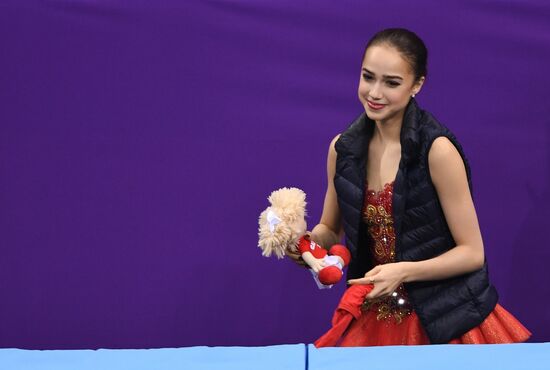 2018 Winter Olympics. Figure skating. Women. Free skating