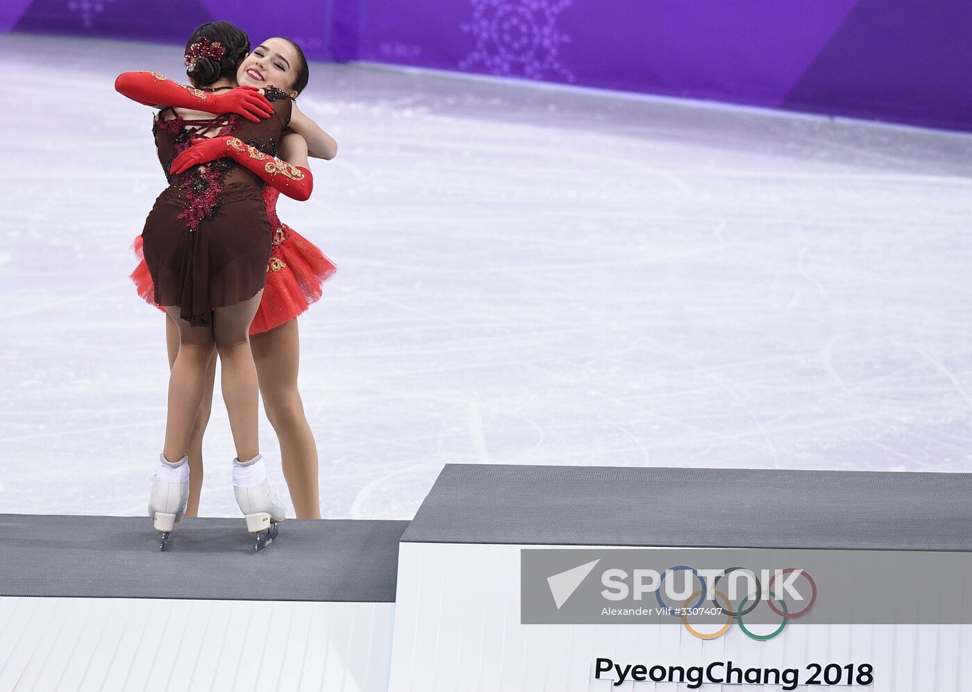 2018 Winter Olympics. Figure skating. Women. Free skating