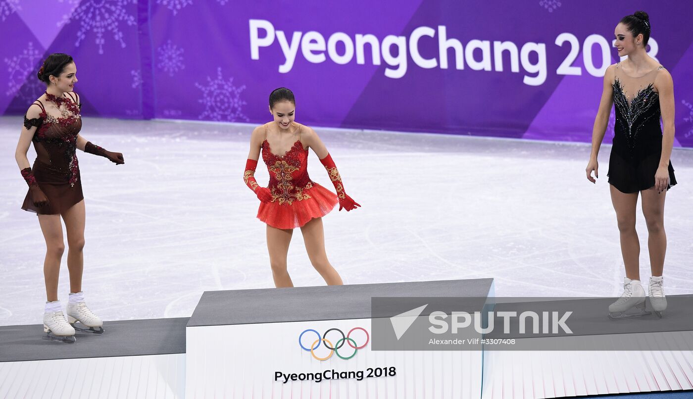 2018 Winter Olympics. Figure skating. Women. Free skating