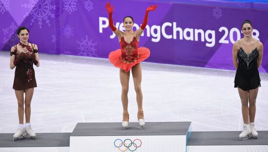 2018 Winter Olympics. Figure skating. Women. Free skating
