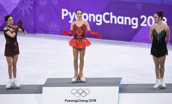 2018 Winter Olympics. Figure skating. Women. Free skating