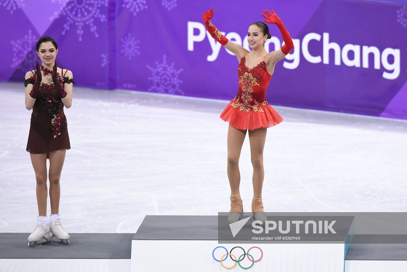 2018 Winter Olympics. Figure skating. Women. Free skating