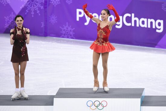 2018 Winter Olympics. Figure skating. Women. Free skating