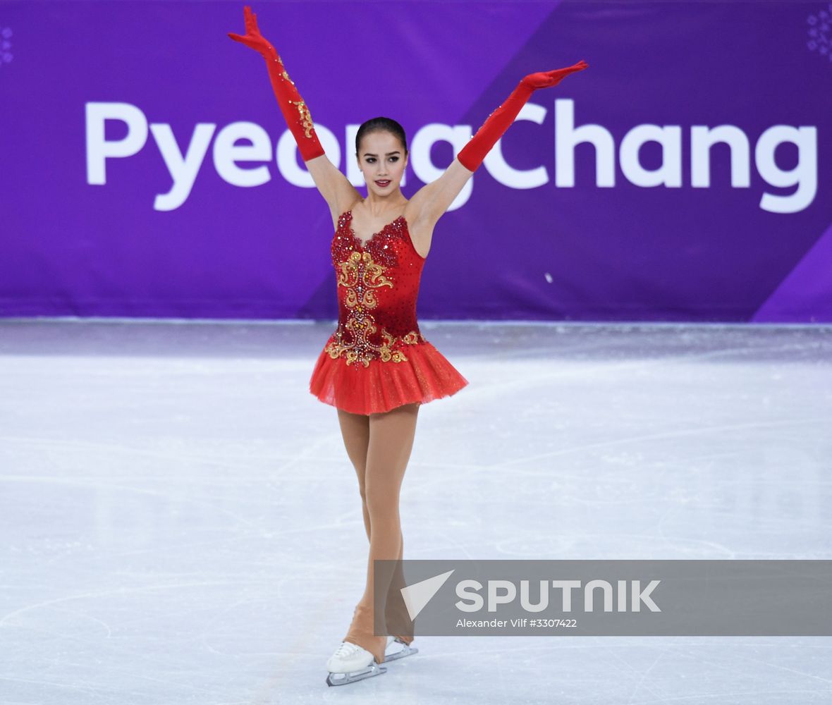 2018 Winter Olympics. Figure skating. Women. Free skating