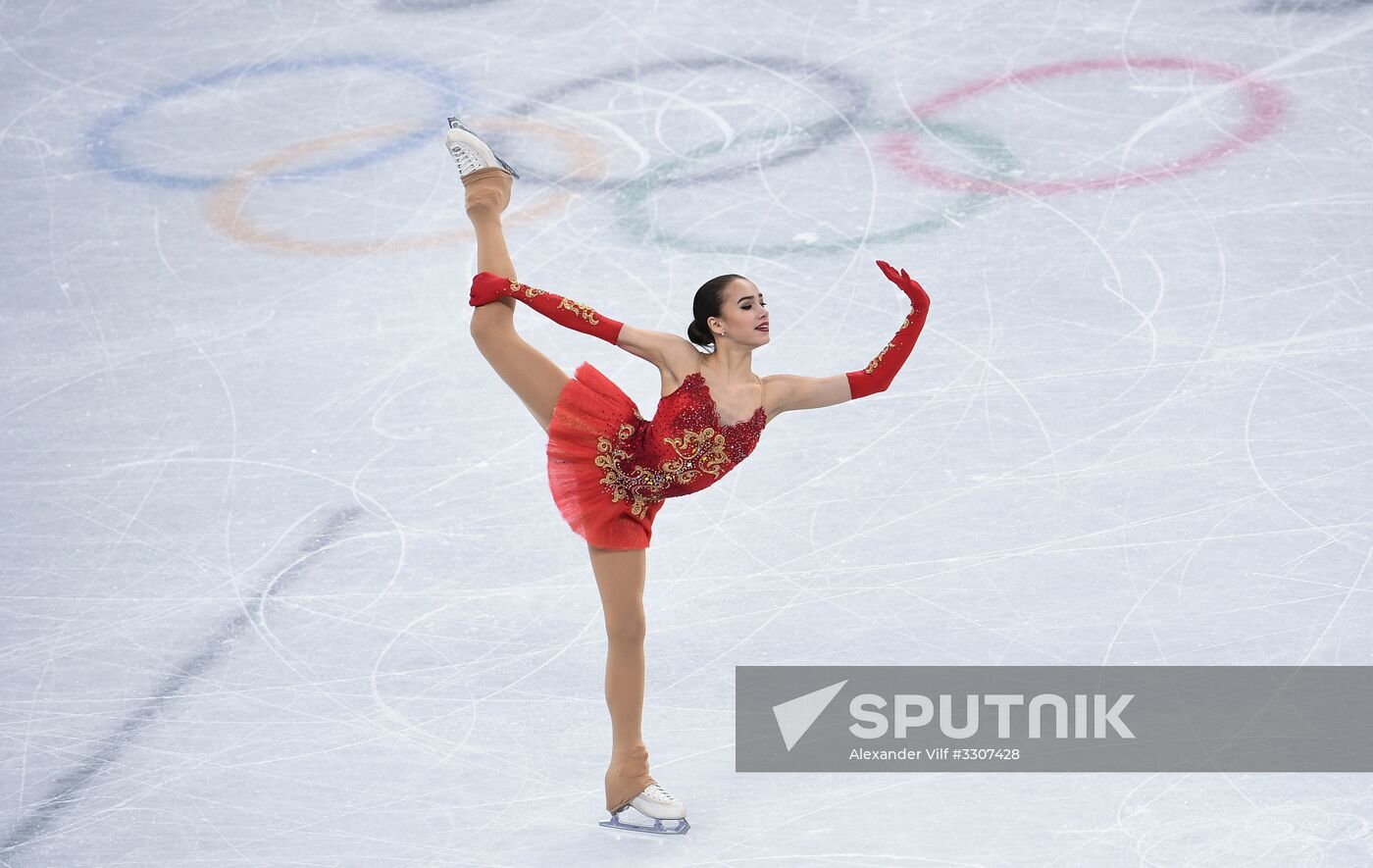 2018 Winter Olympics. Figure skating. Women. Free skating