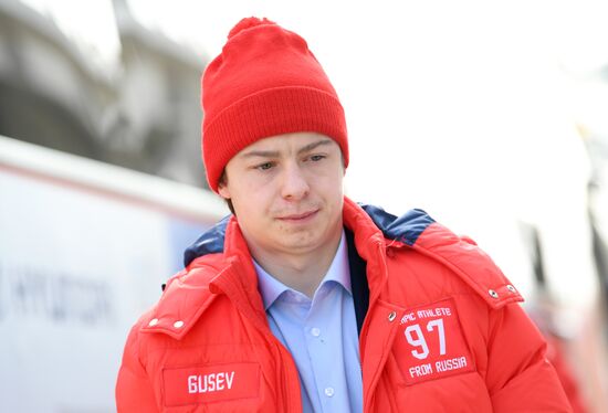 2018 Winter Olympics. Ice hockey. Men. Czech Republic vs. Russia