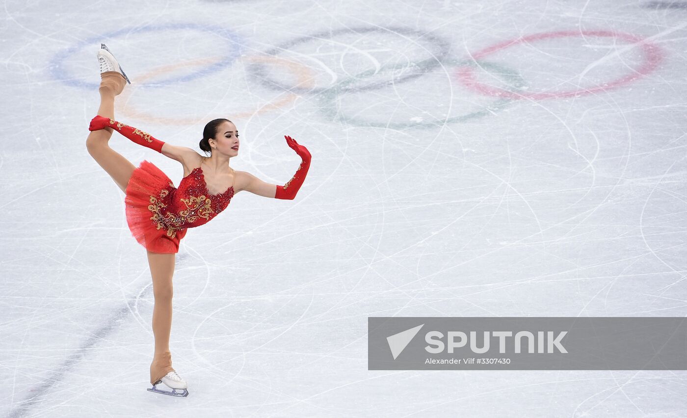 2018 Winter Olympics. Figure skating. Women. Free skating