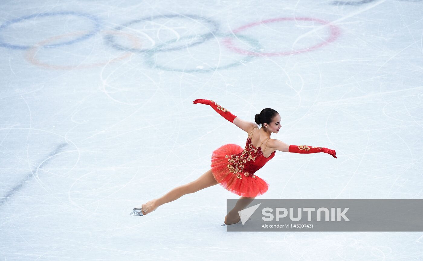 2018 Winter Olympics. Figure skating. Women. Free skating