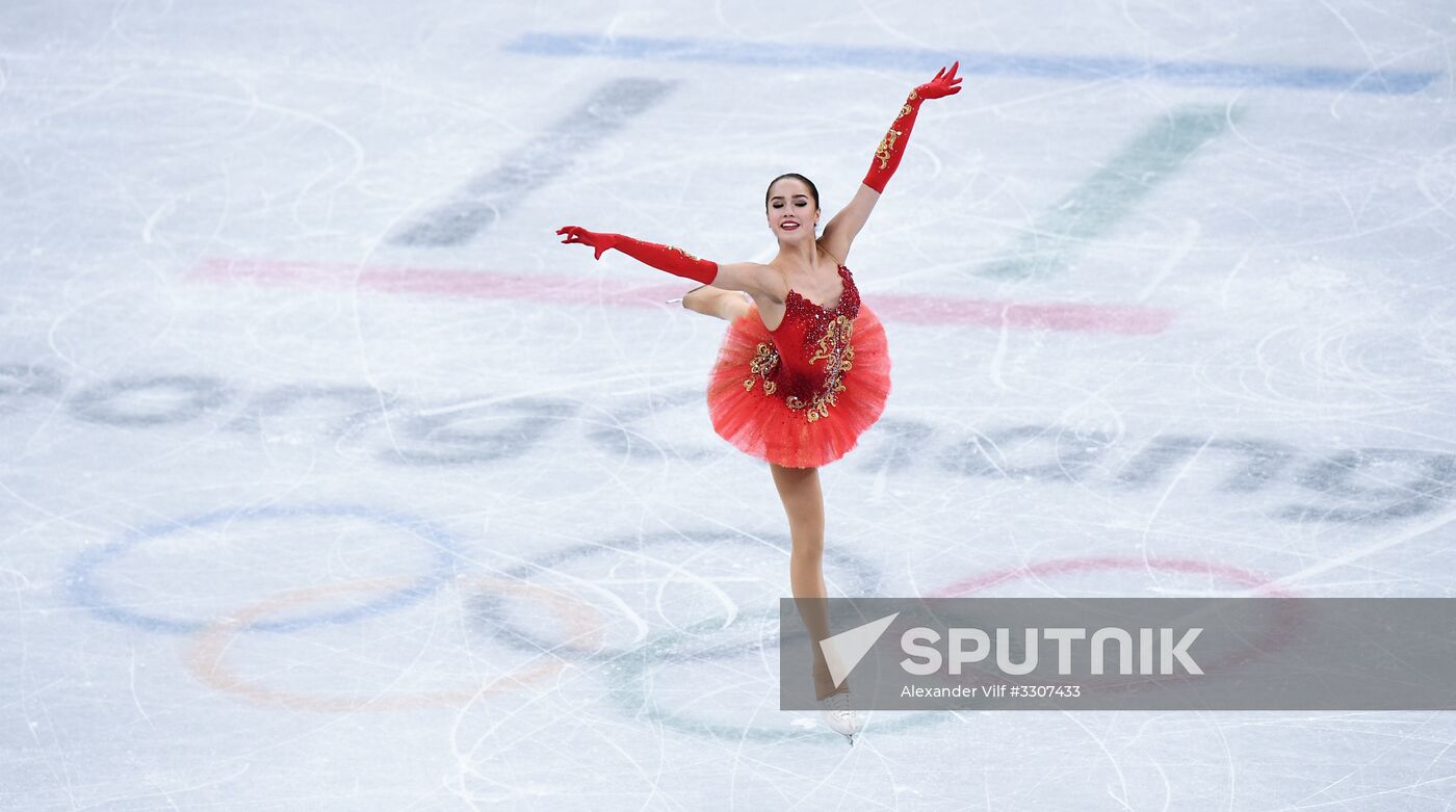 2018 Winter Olympics. Figure skating. Women. Free skating